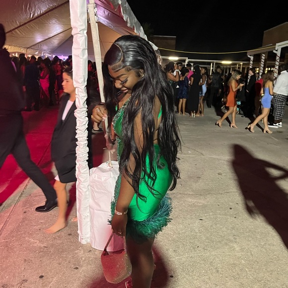 My 2022 Custom made homecoming dress, worn once still in good condition. - Picture 4 of 4